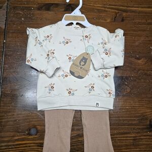 Rabbit + Bear 6-9M 2-piece Set NWT